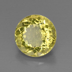 Quartz Citron naturelle Coupe roude, 7.13 ct, VVS-VS