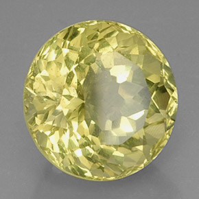 Quartz Citron naturelle Coupe roude, 9.62 ct, VS