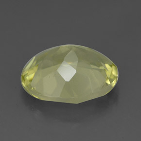 Quartz jaune naturelle coupe ovale, 3,06 ct, VVS-VS