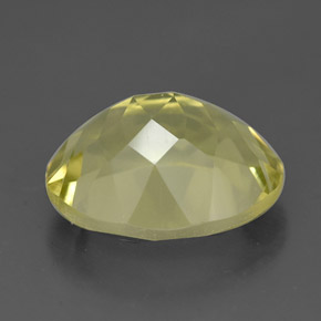 Quartz jaune naturelle coupe ovale, 3,29 ct, VVS