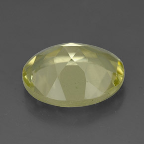 Quartz jaune naturelle coupe ovale, 3,24 ct, VVS