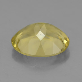 Quartz jaune naturelle coupe ovale, 3,16 ct, VVS-VS