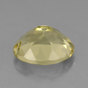 Quartz jaune naturelle coupe ovale, 3,28 ct, VVS