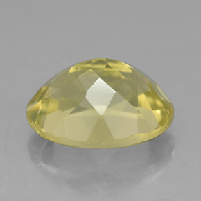 Quartz jaune naturelle coupe ovale, 3,56 ct, VVS