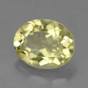 Quartz Citron naturelle Coupe ovale, 3.70 ct, VVS