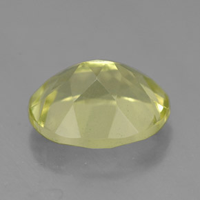 Quartz jaune naturelle coupe ovale, 3,36 ct, VVS-VS