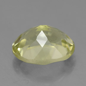 Quartz jaune naturelle coupe ovale, 3,73 ct, VVS