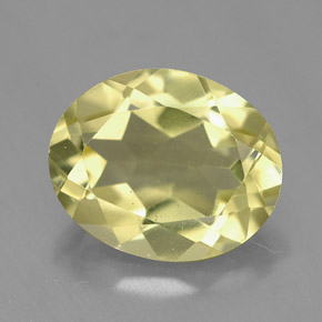 Quartz Citron naturelle Coupe ovale, 3.33 ct, VVS-VS