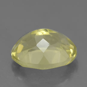 Quartz jaune naturelle coupe ovale, 3,51 ct, VVS-VS