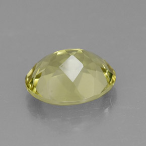 Quartz jaune naturelle coupe ovale, 3,17 ct, VVS-VS
