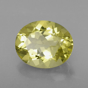Quartz Citron naturelle Coupe ovale, 3.05 ct, VVS