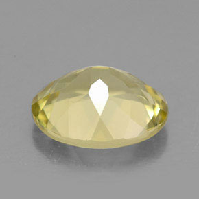Quartz jaune naturelle coupe ovale, 2,89 ct, VVS-VS