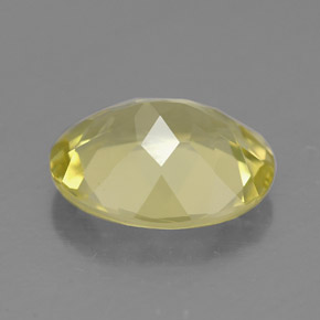 Quartz jaune naturelle coupe ovale, 2,88 ct, VVS