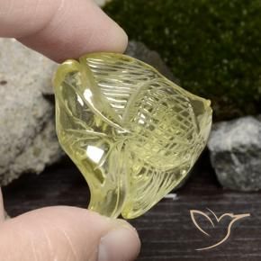 Quartz Laguna Yellow  naturelle Fantaisie, 57.41 ct, Transparent