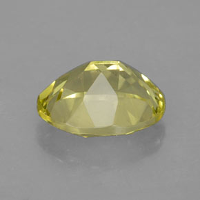 Quartz jaune naturelle coupe ovale, 3,28 ct, VVS