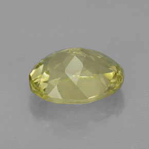 Quartz jaune naturelle coupe ovale, 3,46 ct, VVS-VS