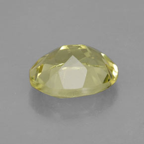 Quartz jaune naturelle coupe ovale, 3,48 ct, VVS-VS