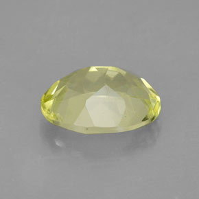 Quartz jaune naturelle coupe ovale, 2,92 ct, VS
