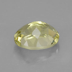 Quartz jaune naturelle coupe ovale, 3,67 ct, VVS