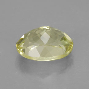 Quartz jaune naturelle coupe ovale, 3,80 ct, VVS
