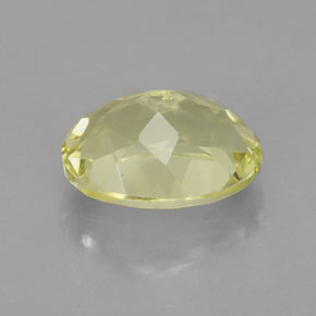 Quartz jaune naturelle coupe ovale, 3,54 ct, VVS