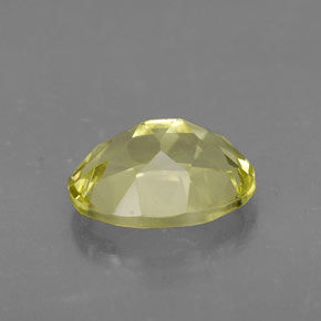 Quartz jaune naturelle coupe ovale, 3,04 ct, VVS-VS