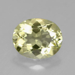 Quartz Citron naturelle Coupe ovale, 3.61 ct, VVS