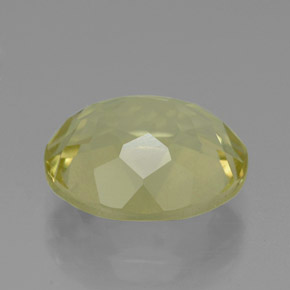Quartz jaune naturelle coupe ovale, 3,53 ct, VVS