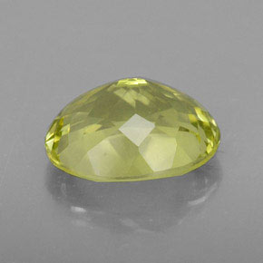 Quartz Citron naturelle Coupe ovale, 4.35 ct, VVS