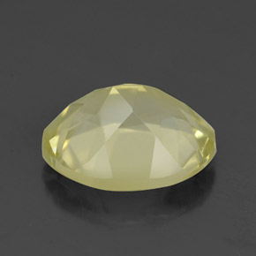 Quartz jaune naturelle coupe ovale, 3,07 ct, VVS