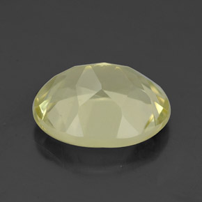 Quartz jaune naturelle coupe ovale, 3,26 ct, VVS-VS