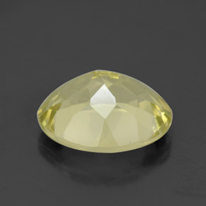 Quartz jaune naturelle coupe ovale, 3,20 ct, VVS-VS