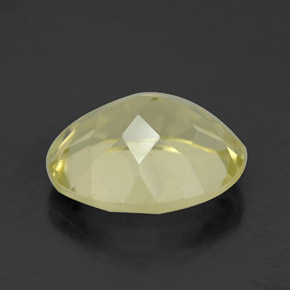 Quartz jaune naturelle coupe ovale, 3,31 ct, VVS-VS