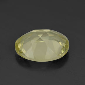 Quartz jaune naturelle coupe ovale, 2,89 ct, VVS-VS