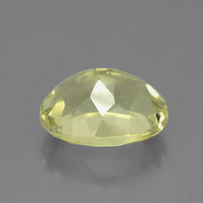 Quartz jaune naturelle coupe ovale, 3,74 ct, VVS