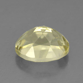 Quartz jaune naturelle coupe ovale, 4,22 ct, VVS