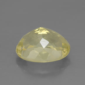 Quartz jaune naturelle coupe ovale, 4,25 ct, VVS-VS