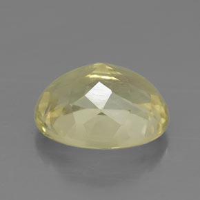 Quartz jaune naturelle coupe ovale, 3,68 ct, VVS-VS