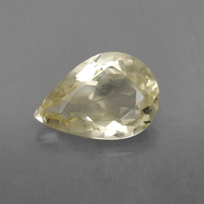 Quartz Citron naturelle En forme de poire, 1.69 ct, VVS