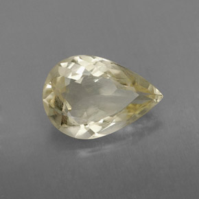 Quartz Citron naturelle En forme de poire, 1.69 ct, VVS