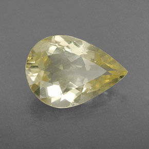 Quartz Citron naturelle En forme de poire, 2.46 ct, VS