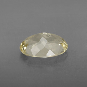 Quartz jaune naturelle coupe ovale, 1,95 ct, VS