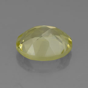 Quartz jaune naturelle coupe ovale, 3,22 ct, VVS-VS