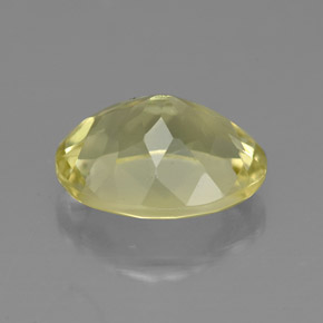 Quartz jaune naturelle coupe ovale, 3,19 ct, VVS-VS