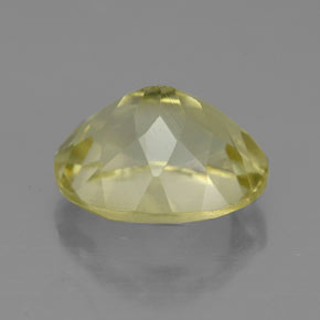 Quartz jaune naturelle coupe ovale, 3,59 ct, VVS-VS