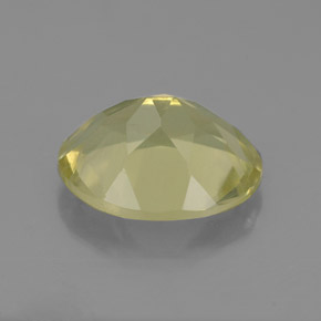 Quartz jaune naturelle coupe ovale, 3,00 ct, VS