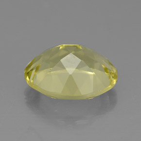 Quartz jaune naturelle coupe ovale, 3,34 ct, VVS