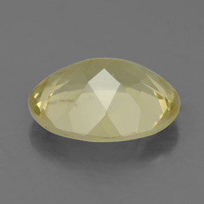 Quartz jaune naturelle coupe ovale, 2,88 ct, VVS-VS