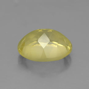 Quartz jaune naturelle coupe ovale, 3,51 ct, VS