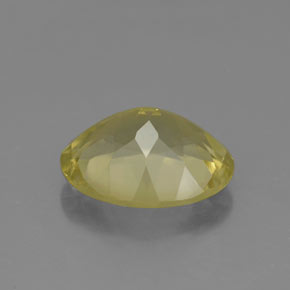 Quartz jaune naturelle coupe ovale, 2,79 ct, VVS-VS